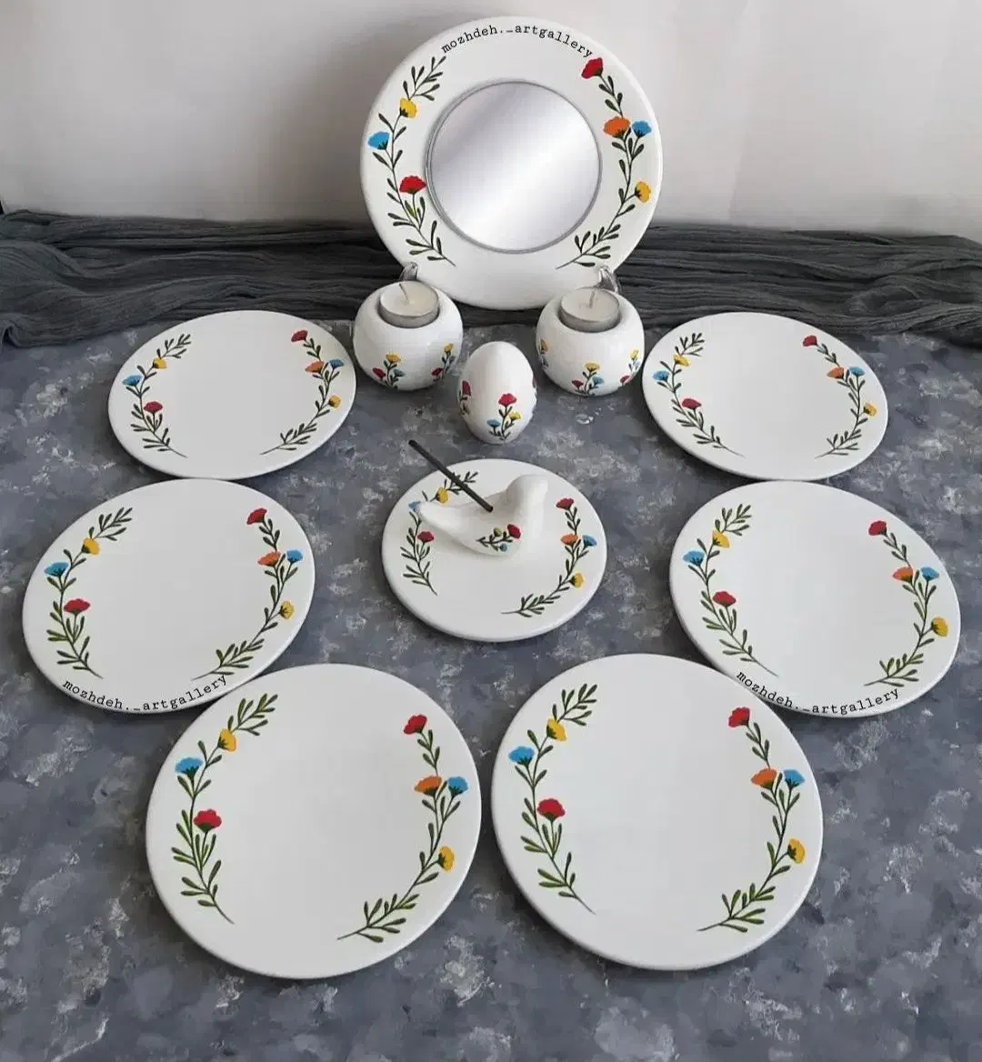 گلدان|صنایع دستی و سایر لوازم تزئینی|شاهین‌شهر, خانه کارگر|دیوار