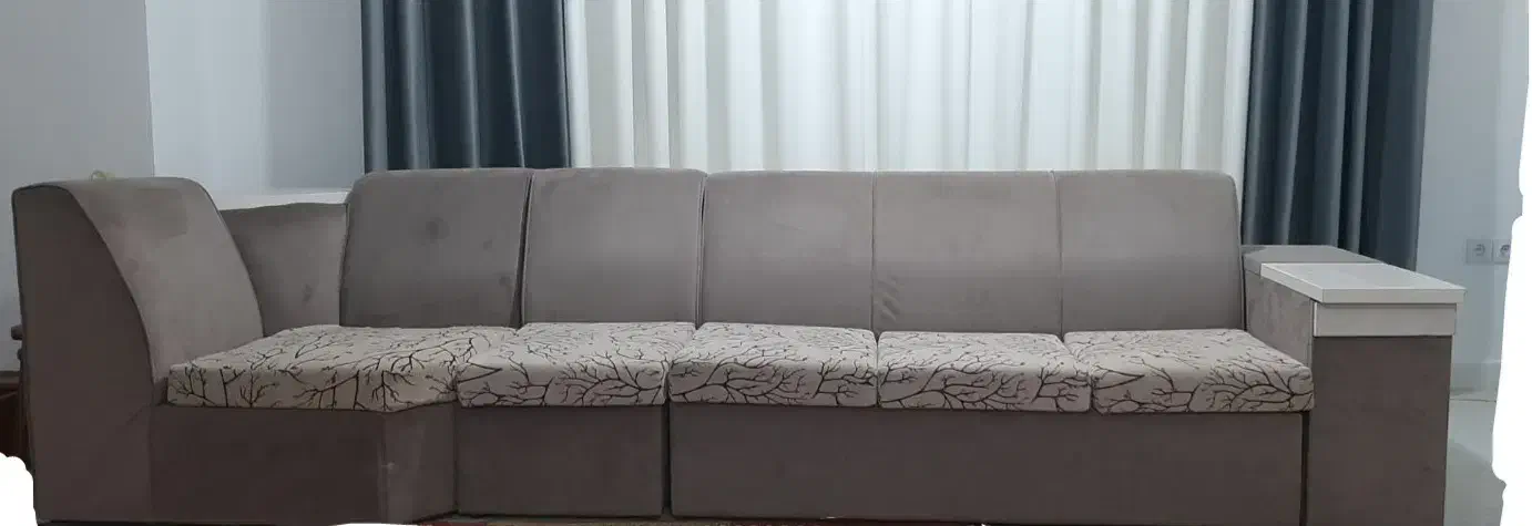 مبل هفت نفره بامیزعسلی|مبلمان خانگی و میز عسلی|بندرعباس, |دیوار