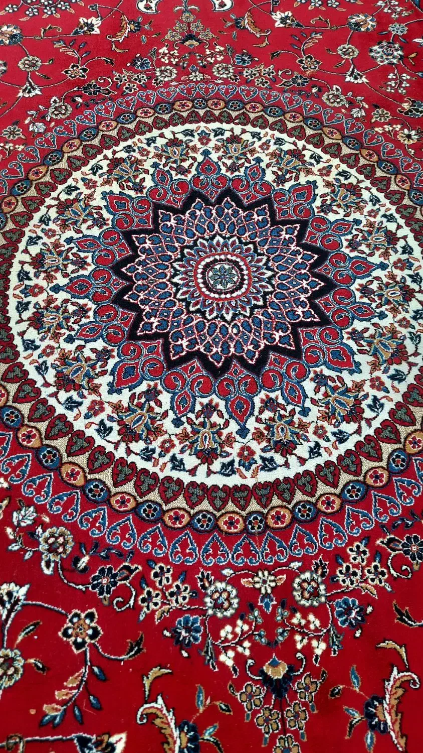 یک جفت فرش ۶متری درحدنو|فرش|آبیک, |دیوار