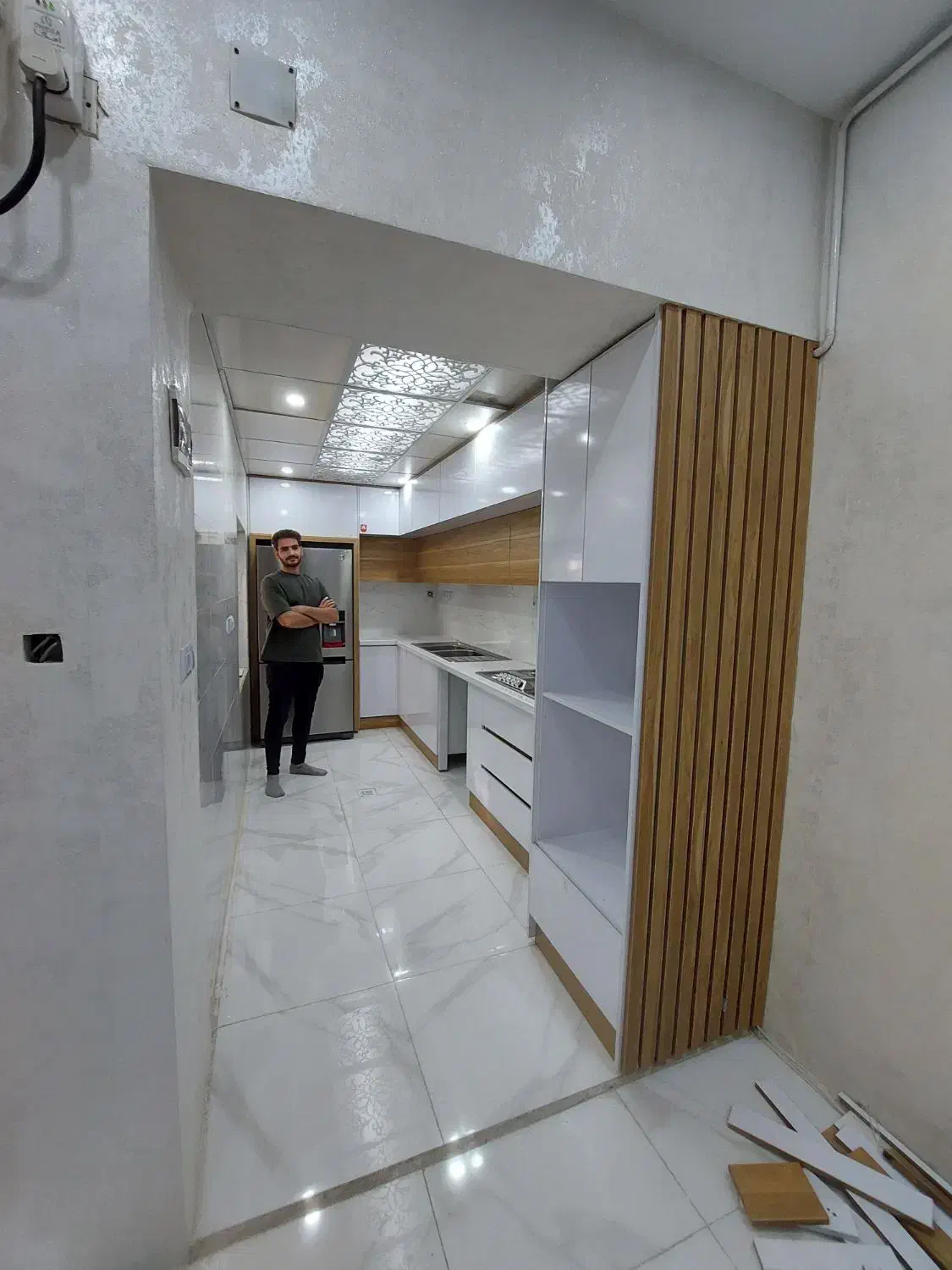 ساخت کابینت مدرن کمد دیواری طراحی و اجرا در آبادان|جاکفشی، کمد، دراور|آبادان, |دیوار