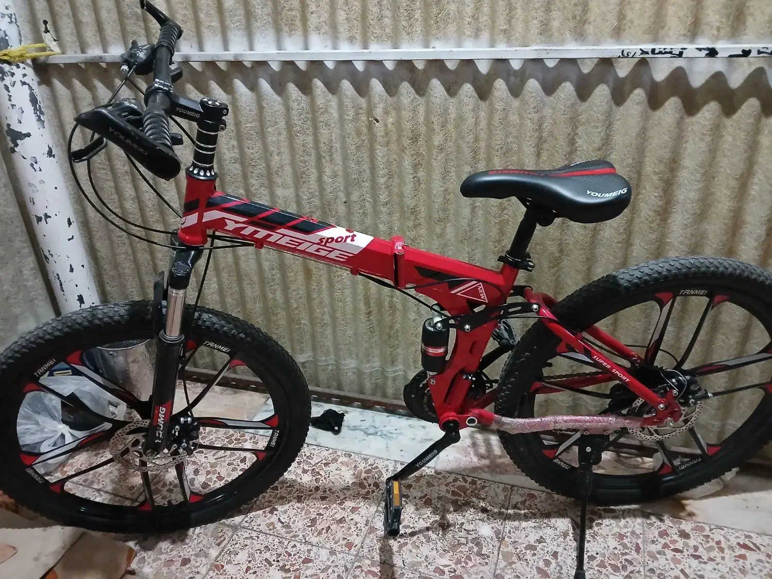 دوچرخه ۲۶حرفه ای تاشو|دوچرخه، اسکیت، اسکوتر|گنبد کاووس, |دیوار