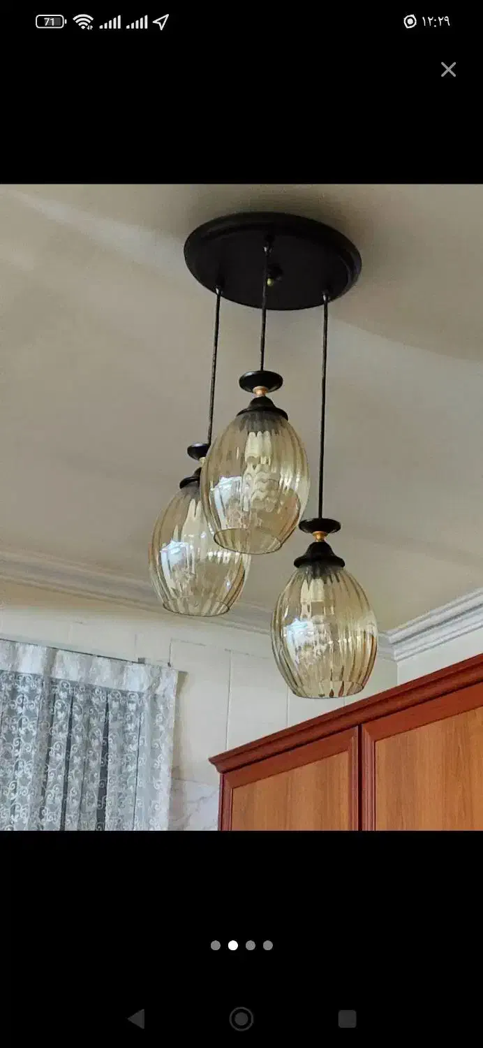 لوستر.چراغ مطالعه.چراغ گاز روشنایی|لوستر و چراغ آویز|تبریز, |دیوار