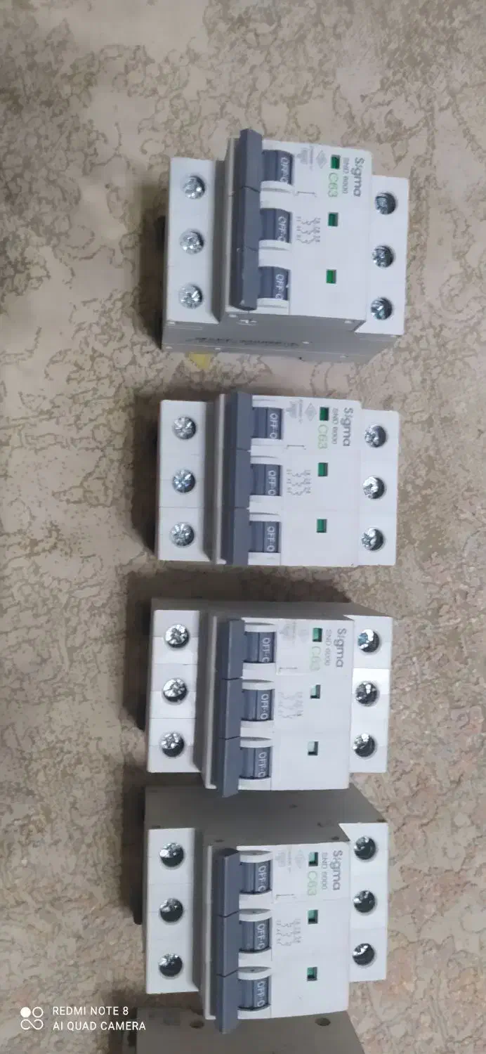 کلیدمنیاتوری 3فاز63آمپر و32|مصالح و تجهیزات ساختمان|لاهیجان, لیل|دیوار