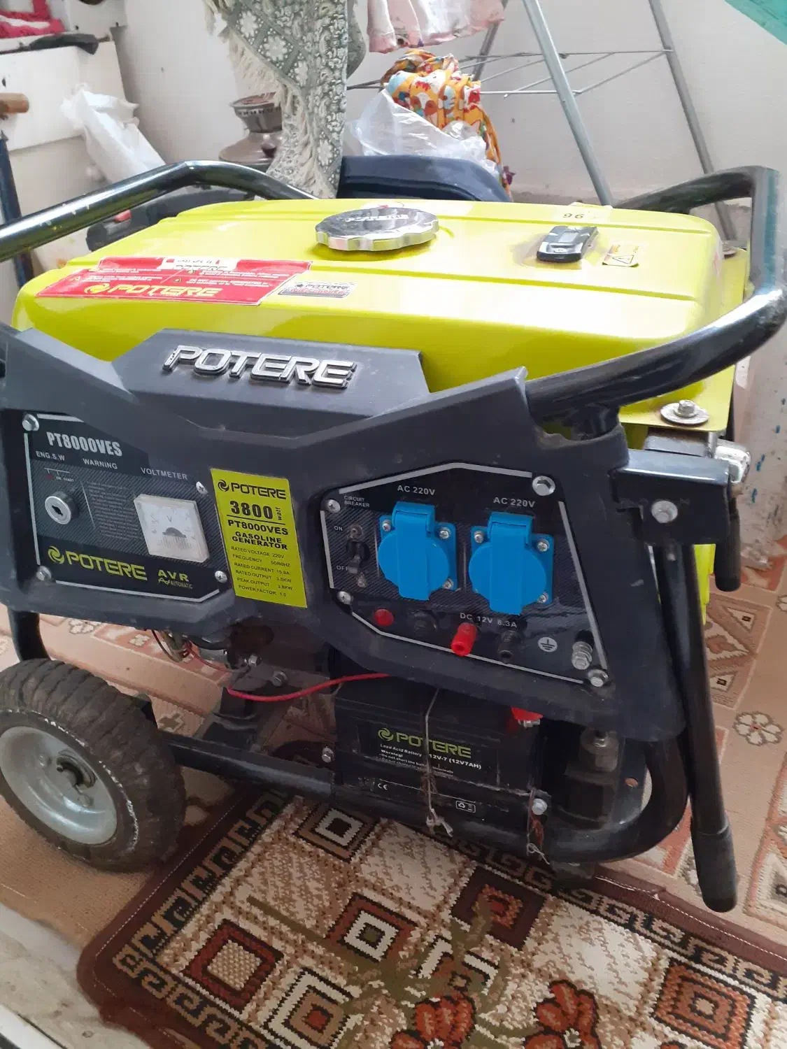 موتور برق پوتر ۳۸۰۰ استاردی درحدنوسیم پیچ مسی|ابزارآلات|پرند, فاز ۴|دیوار