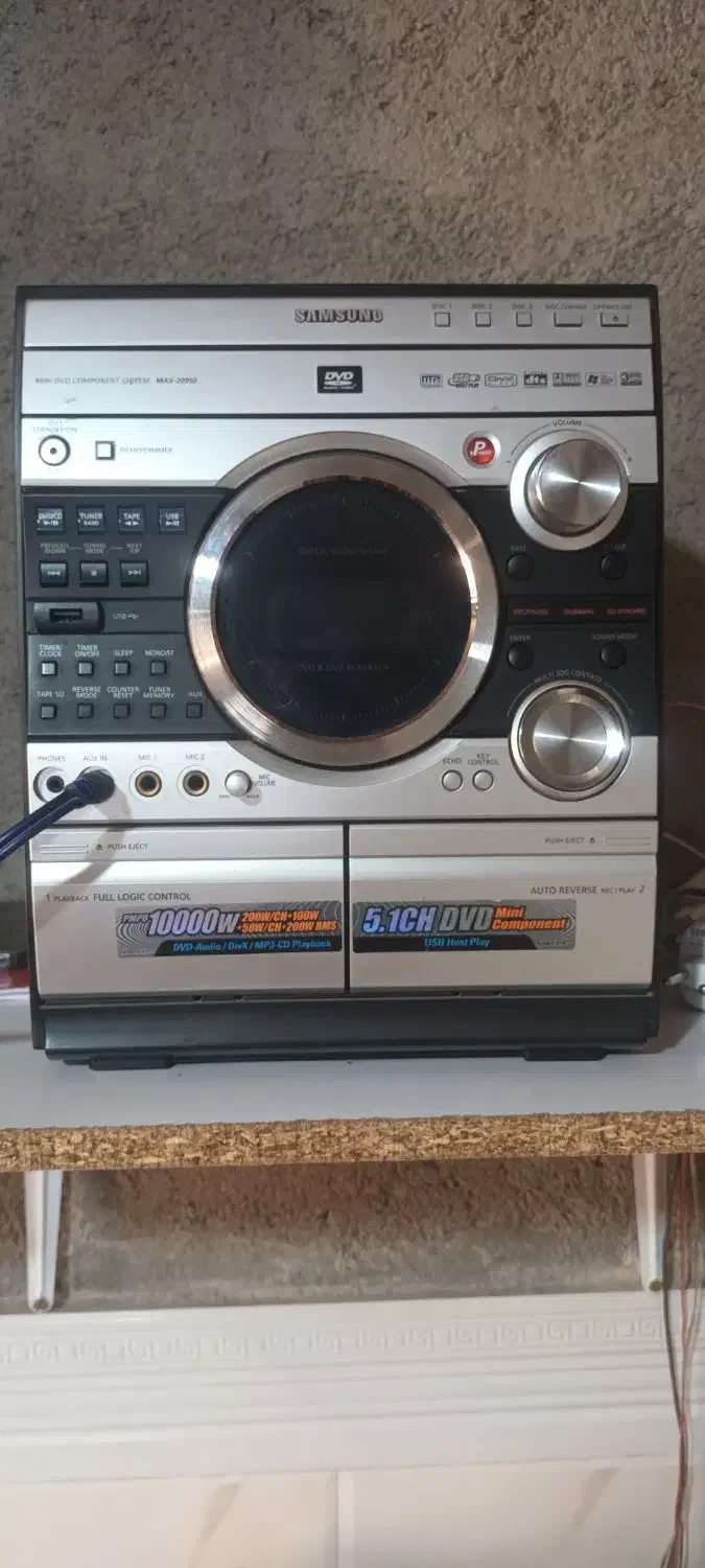 ضبط سامسونگ ۱۰۰۰۰هزار|سیستم صوتی خانگی|فاضل آباد, |دیوار