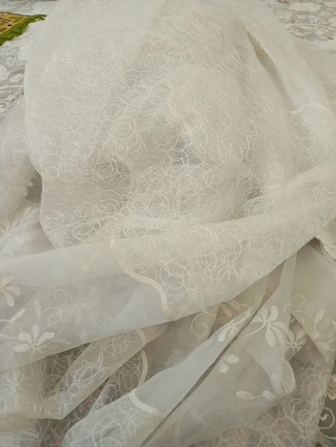 پرده حریر شاین دار ترک شیک|پرده، رانر، رومیزی|قم, انسجام|دیوار