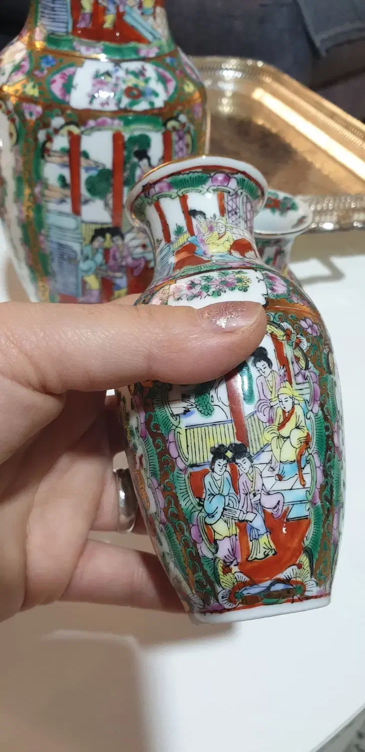 گلدان مرغی اصل برجسته سینی دیس ماهی|کلکسیون اشیاء عتیقه|شهریار, شهرک وائین|دیوار