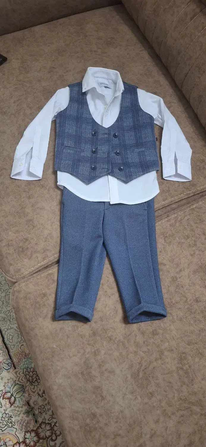 جلیقه و شلوار پسرانه|کفش و لباس بچه|مشهد, هنرور|دیوار