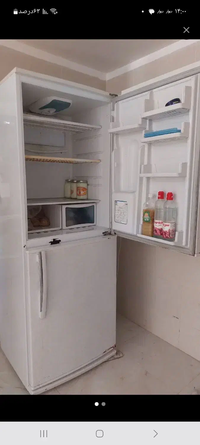 یخچال دو در سالم|یخچال و فریزر|آران و بیدگل, |دیوار