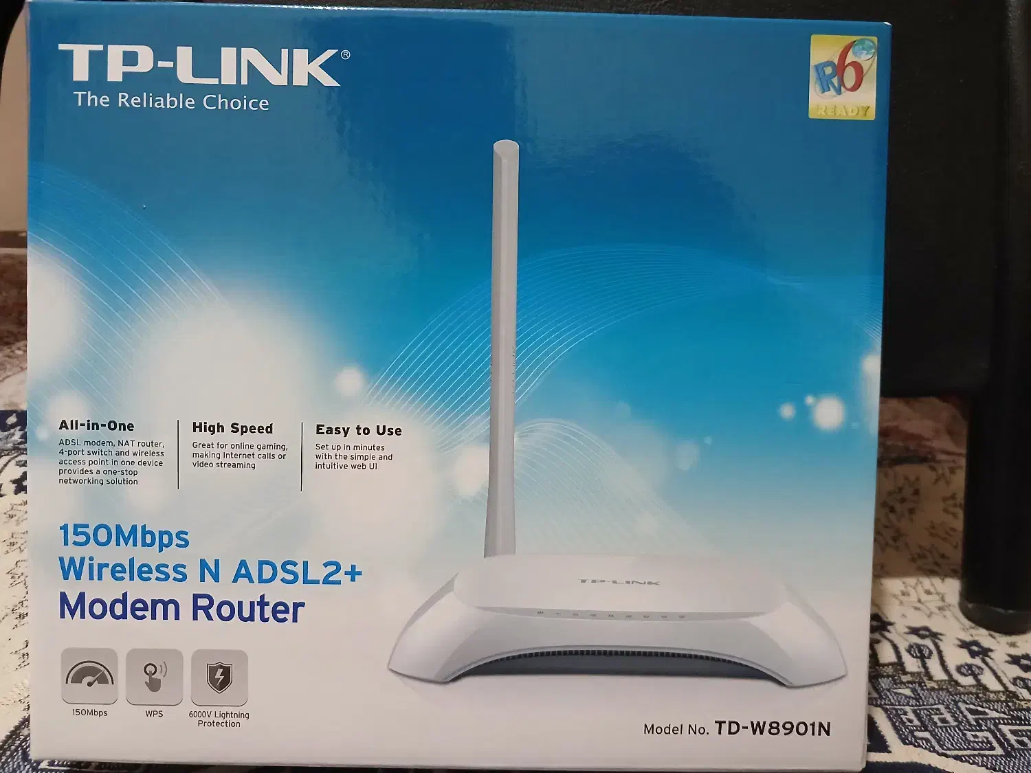 مودم TP-Link TD-W8901N|مودم و تجهیزات شبکه|پرند, فاز ۵|دیوار
