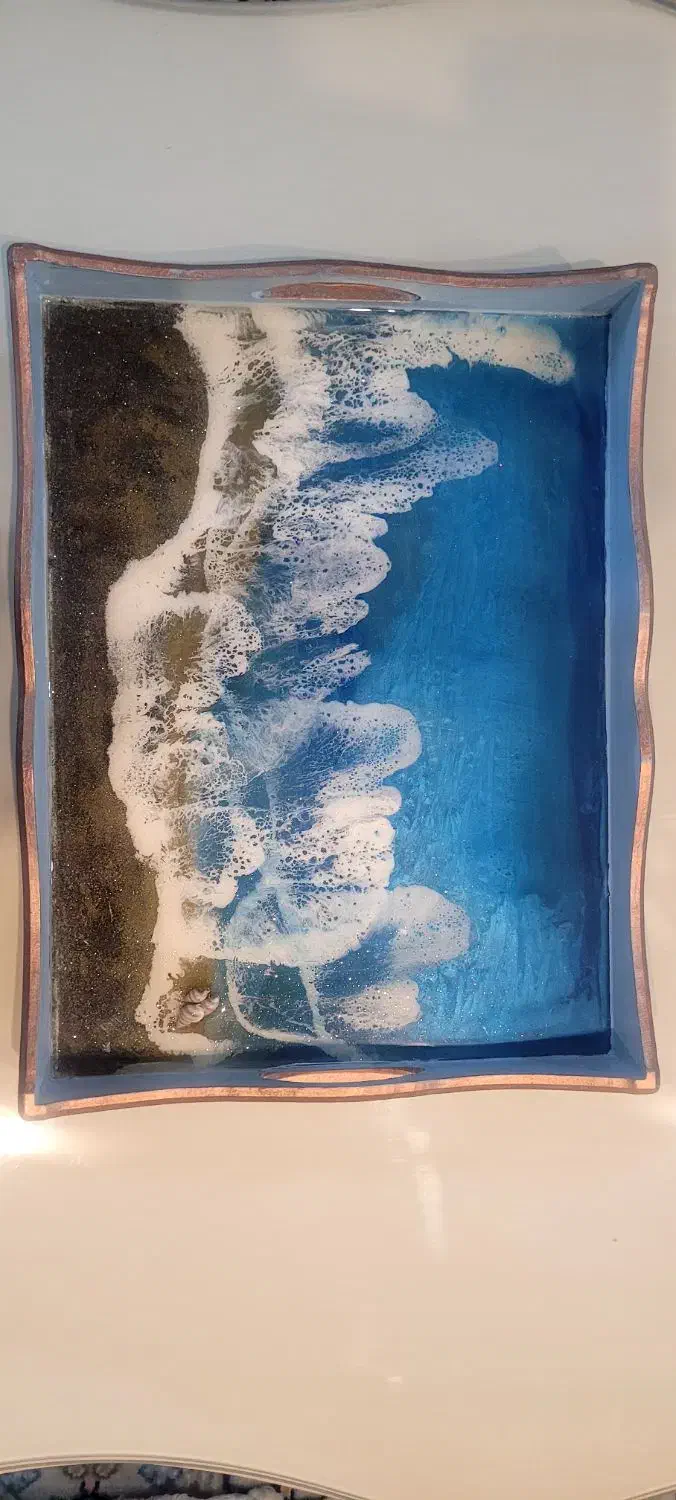 سینی چوبی دست ساز|صنایع دستی و سایر لوازم تزئینی|تهران, کوی بیمه|دیوار