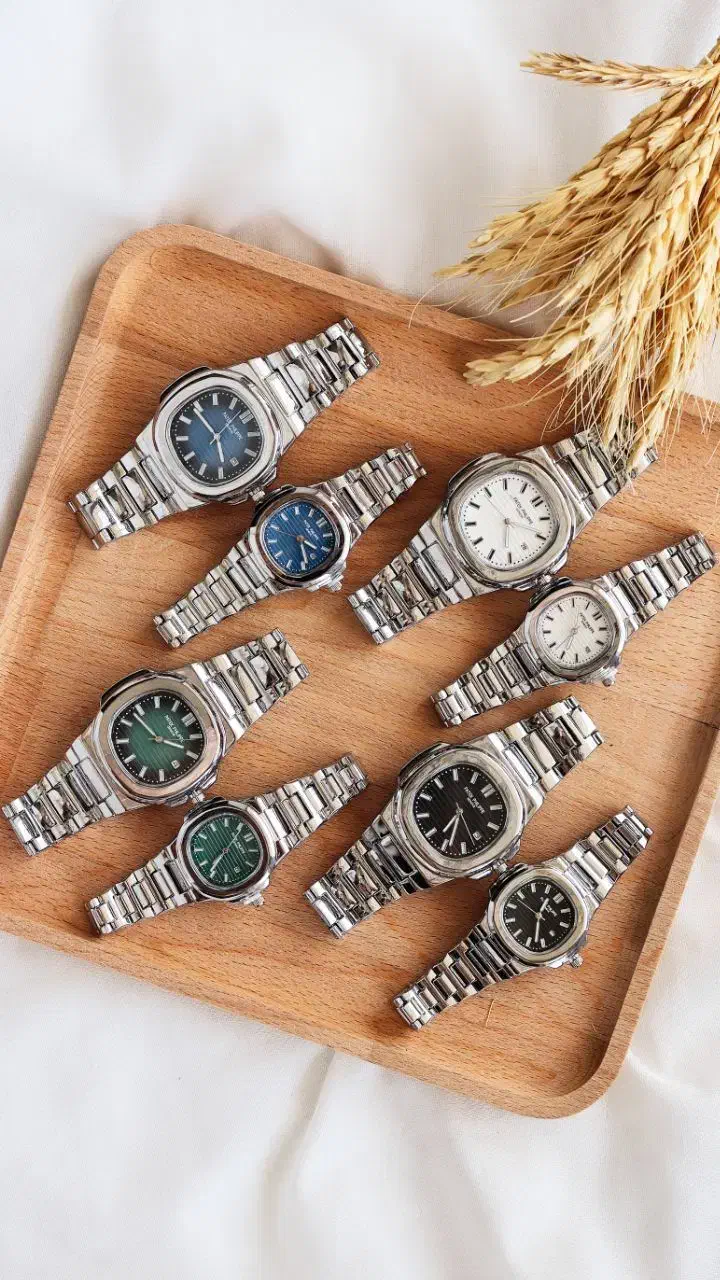 ساعت پتک فیلیپ مربع ست موتور ژاپن|ساعت|اصفهان, گلزار|دیوار