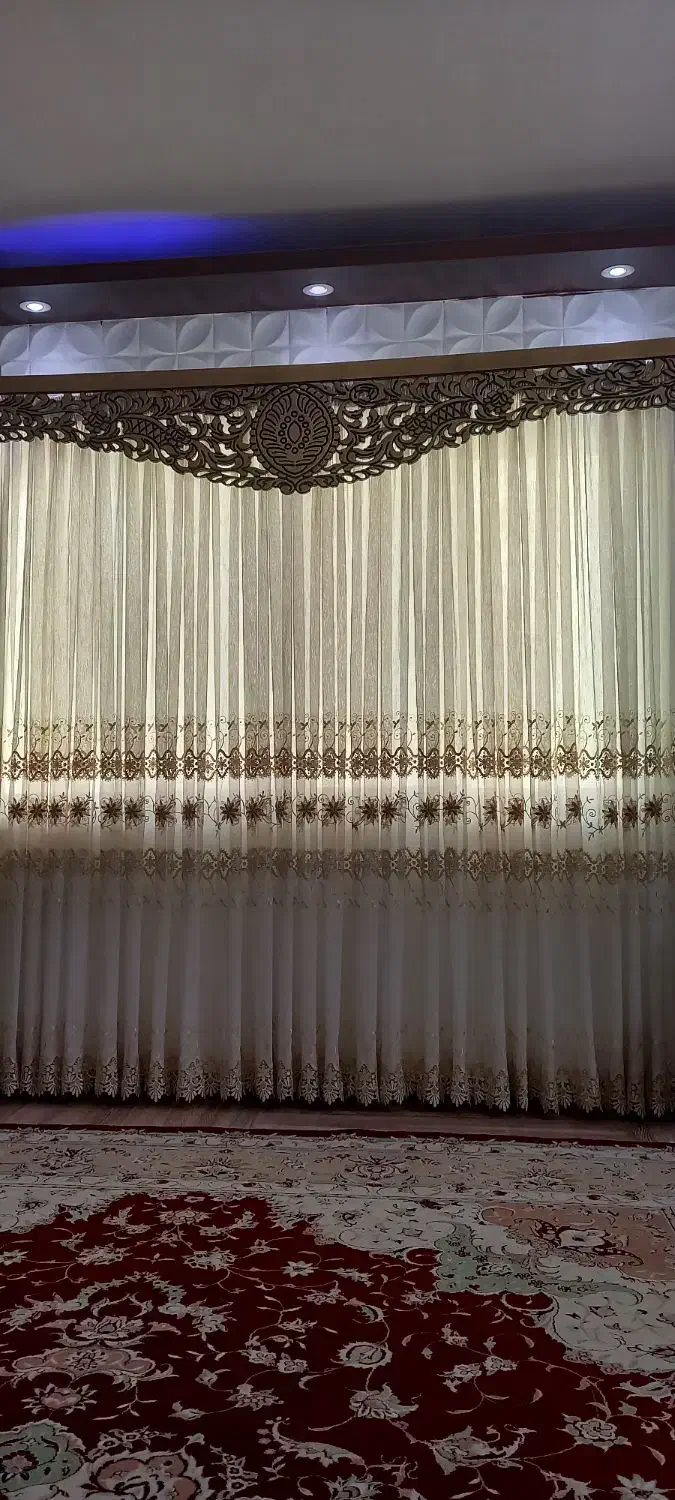 پرده پذیرایی|پرده، رانر، رومیزی|شیرگاه, |دیوار