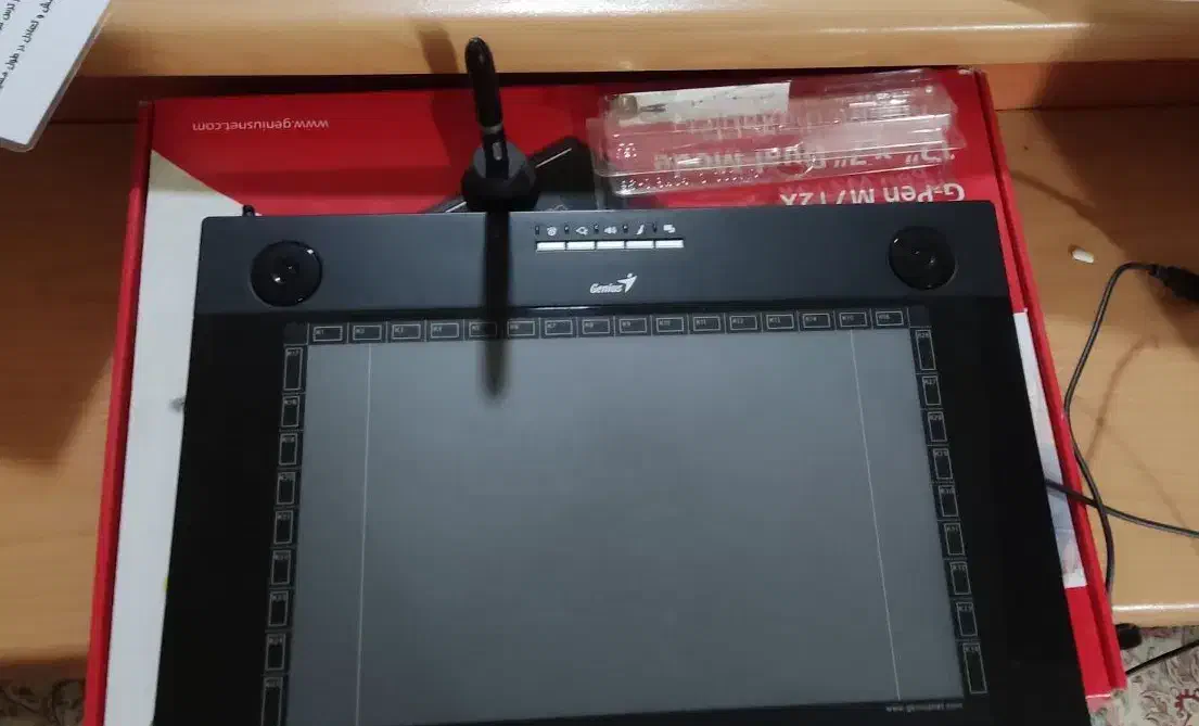 قلم نوری و صفحه دیجیتال جنیوس|قطعات و لوازم جانبی رایانه|فردیس, نگارستان|دیوار