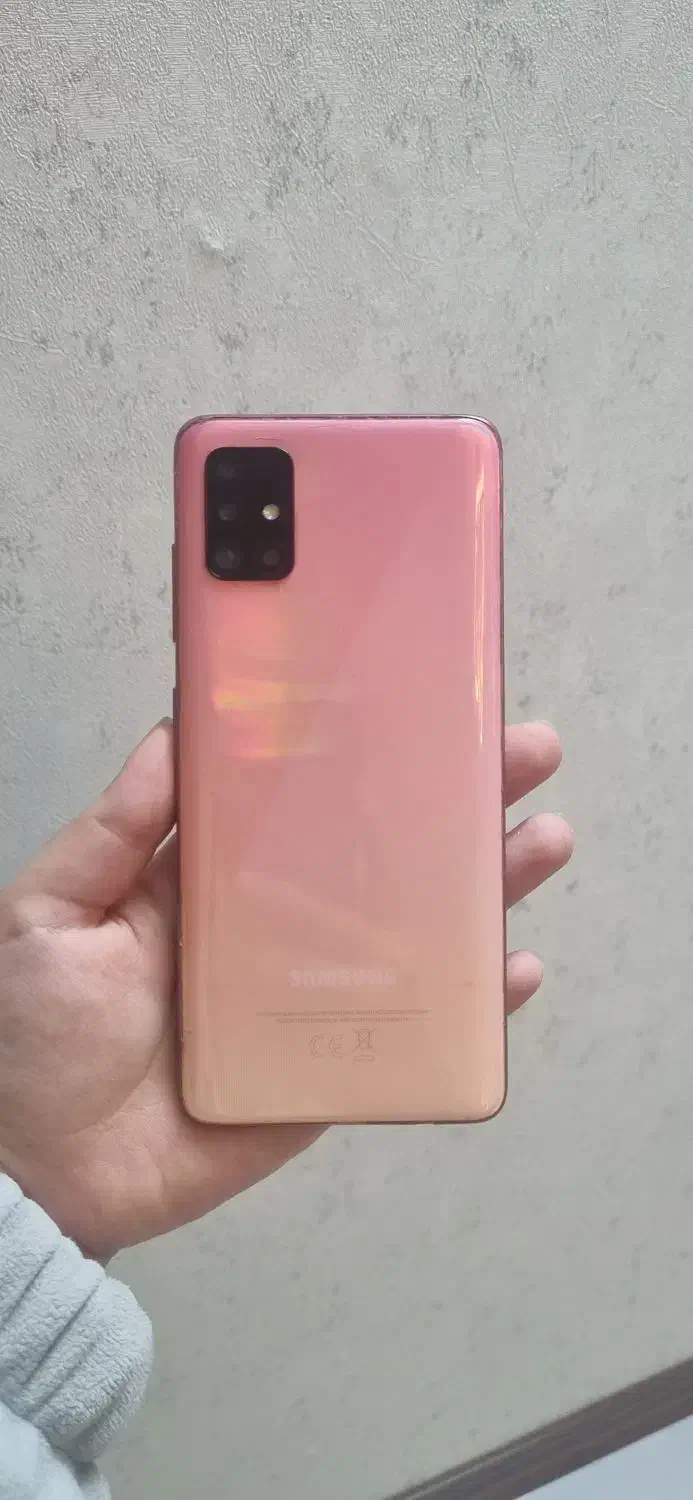 گوشی A51 سالم با جعبه|موبایل|اصفهان, برازنده|دیوار