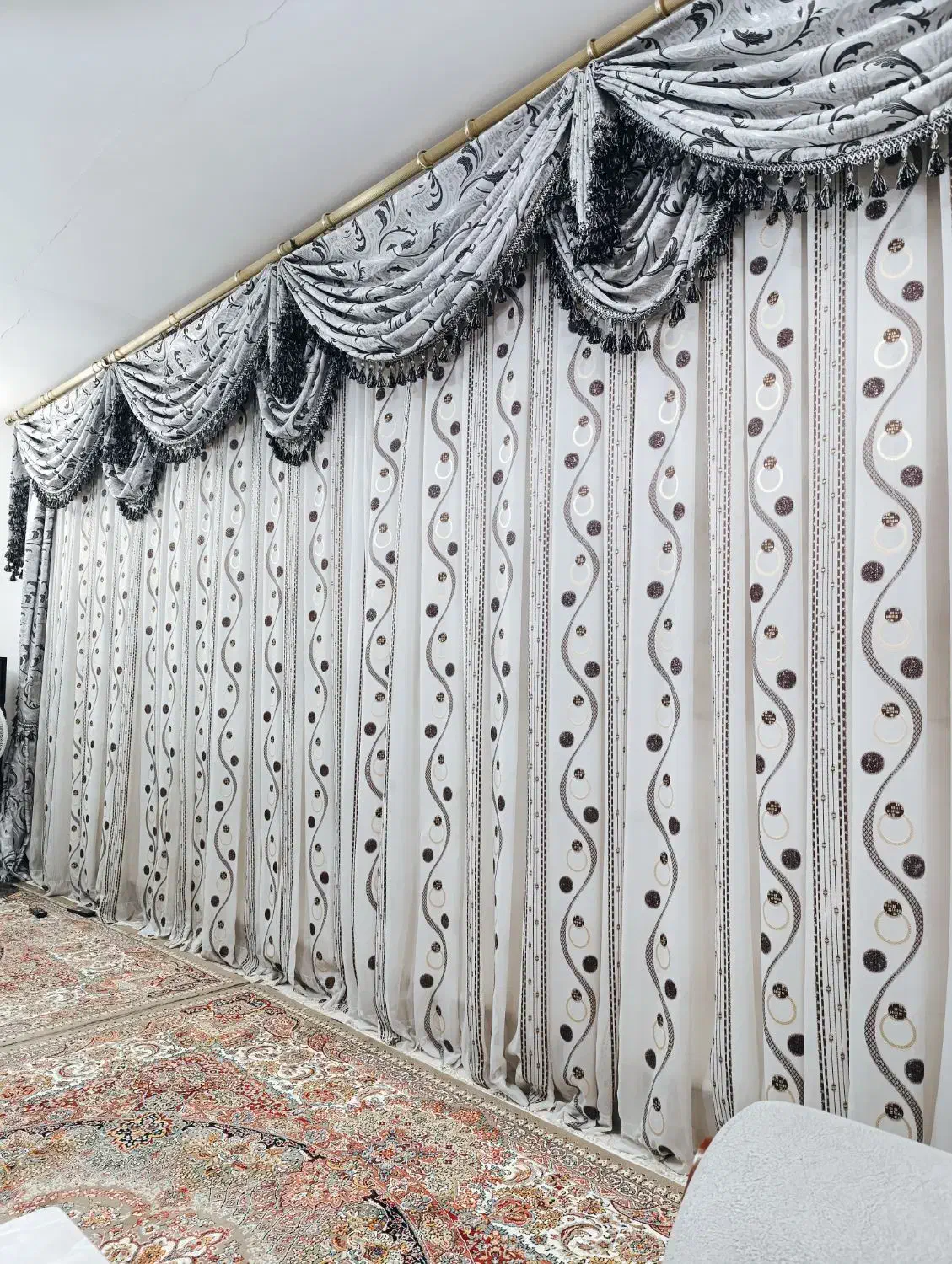 پرده پذیرایی|پرده، رانر، رومیزی|ساوه, |دیوار