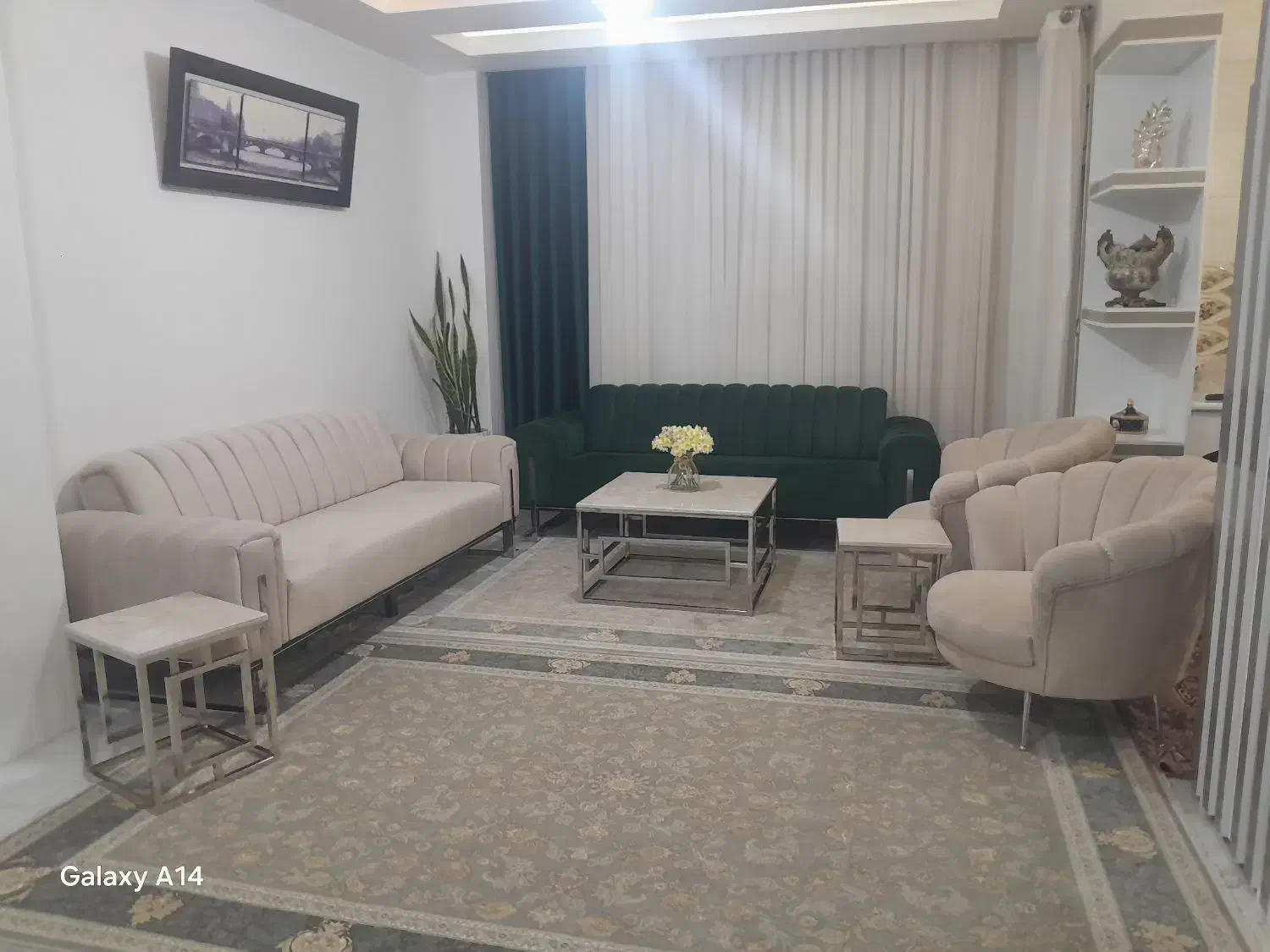 مبل راحتی صدفی نو|مبلمان خانگی و میز عسلی|قزوین, |دیوار