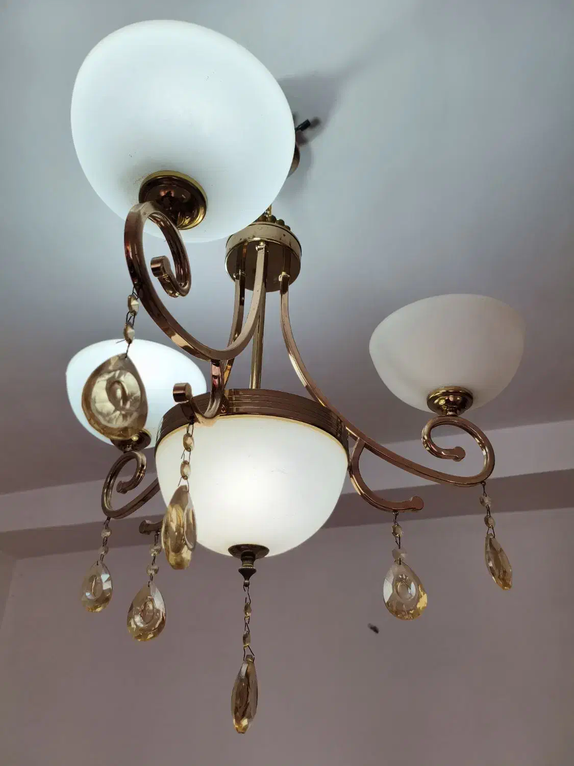 لوستر کلاسیک|لوستر و چراغ آویز|رشت, کوی مهر|دیوار