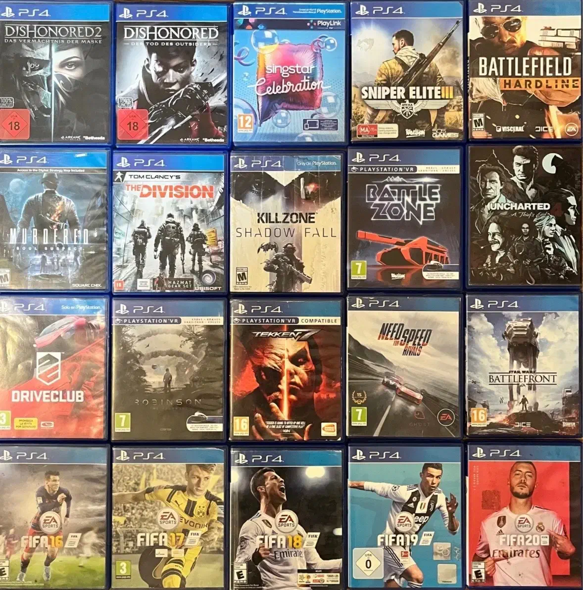 دیسک های بازی ps4 و ps5|کنسول، بازی ویدئویی و آنلاین|آمل, |دیوار