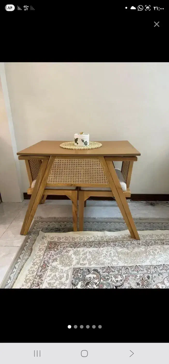 میز و صندلی ناهارخوری تولیدی چوب راش اصل|میز و صندلی غذاخوری|نوشهر, |دیوار