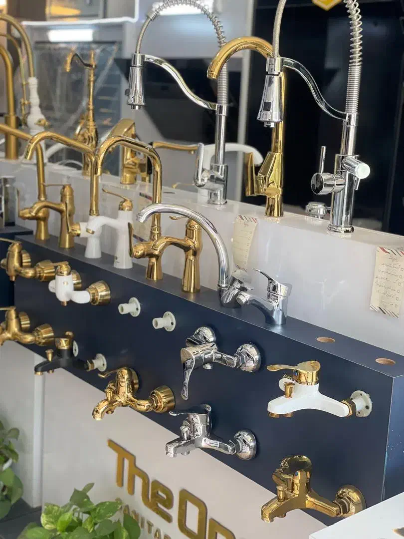 ست شیرالات با کلیه لوازم نصب استیل برنجی|لوازم سرویس بهداشتی|شیراز, جوادیه|دیوار