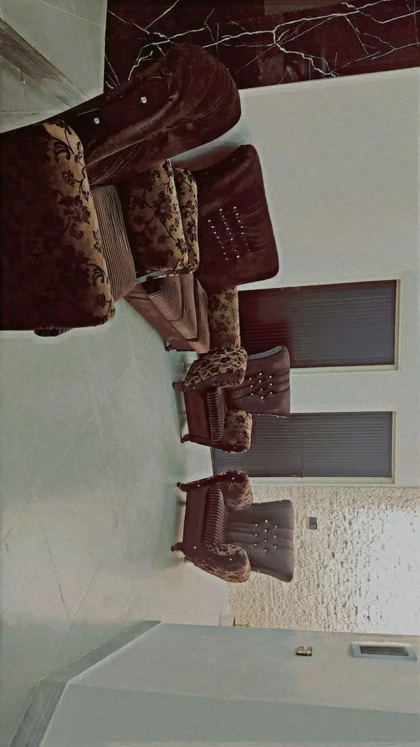 مبلمان خانگی ۷ نفره در حد نو|مبلمان خانگی و میز عسلی|کوه چنار, |دیوار