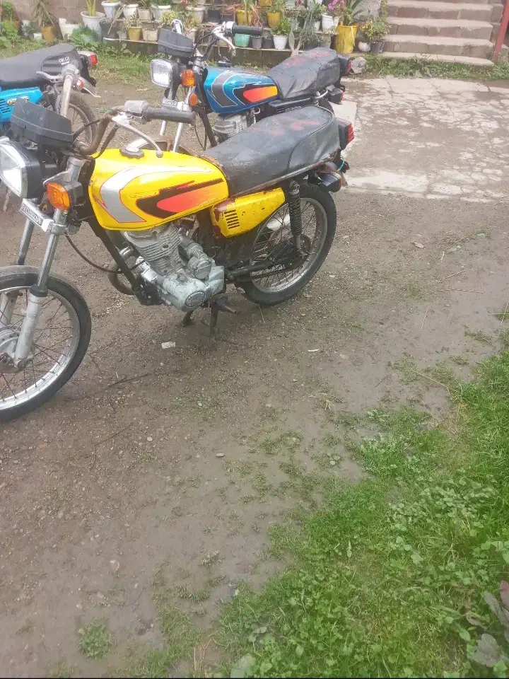 ۳ هندا مزایده دستگاه سالم یدونه استارتی|موتورسیکلت|تولم شهر, |دیوار