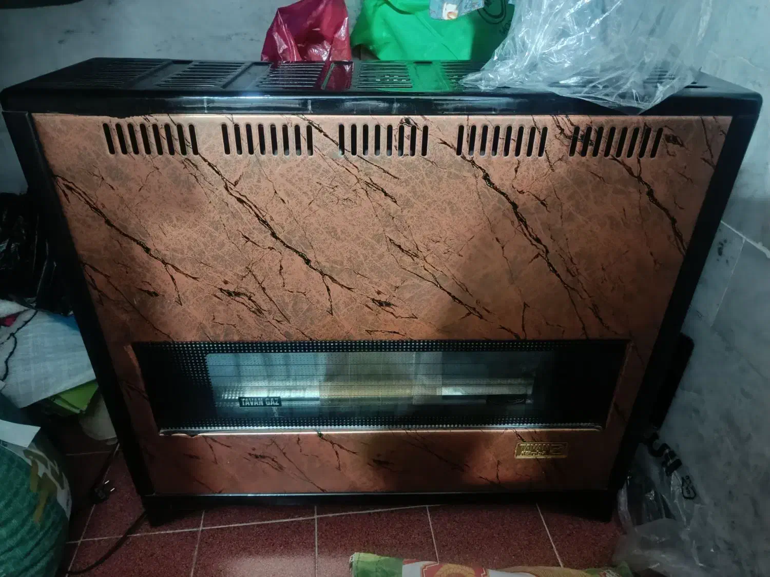 بخاری توان گاز با گرمایش بالا|بخاری، هیتر، شومینه|نیریز, |دیوار