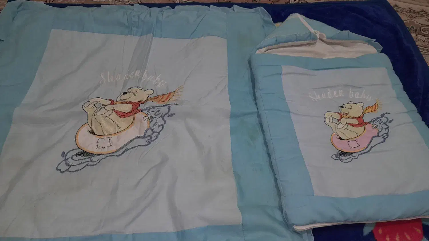 سرویس خواب نوزاد همراه پتو جداگانه|اسباب و اثاث بچه|امیدیه, |دیوار