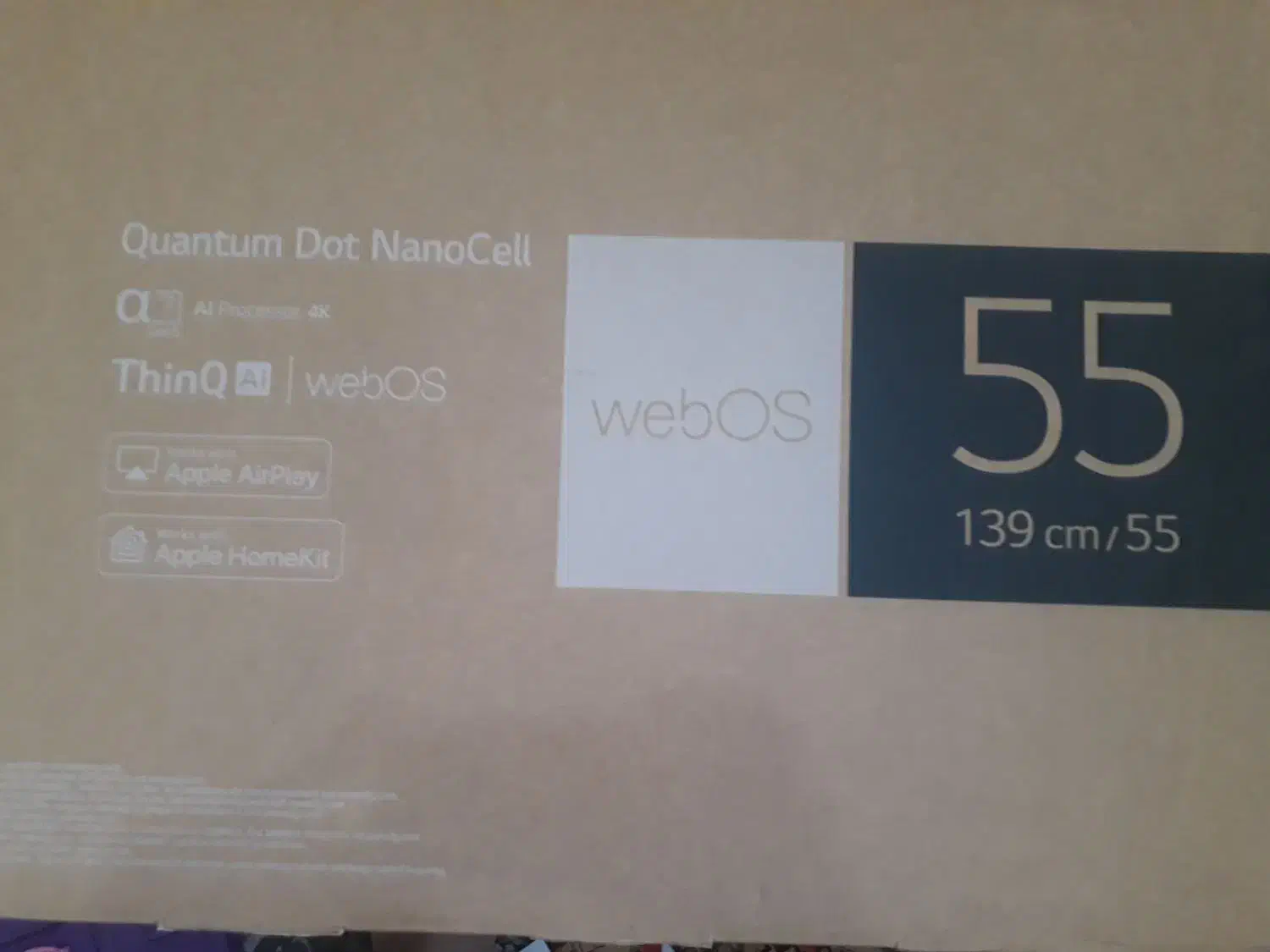 TV LG 55 QNED80|تلویزیون و پروژکتور|خورموج, |دیوار