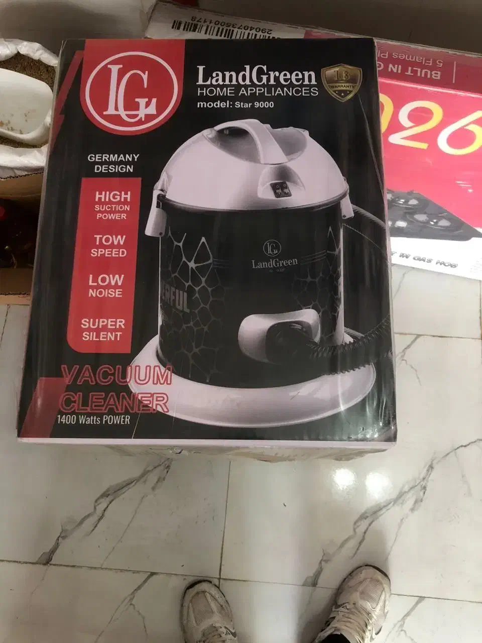 جاروبرقی سطلی لند گرین|جاروبرقی، جارو شارژی، بخارشو|رشت, سیا اسطلخ|دیوار