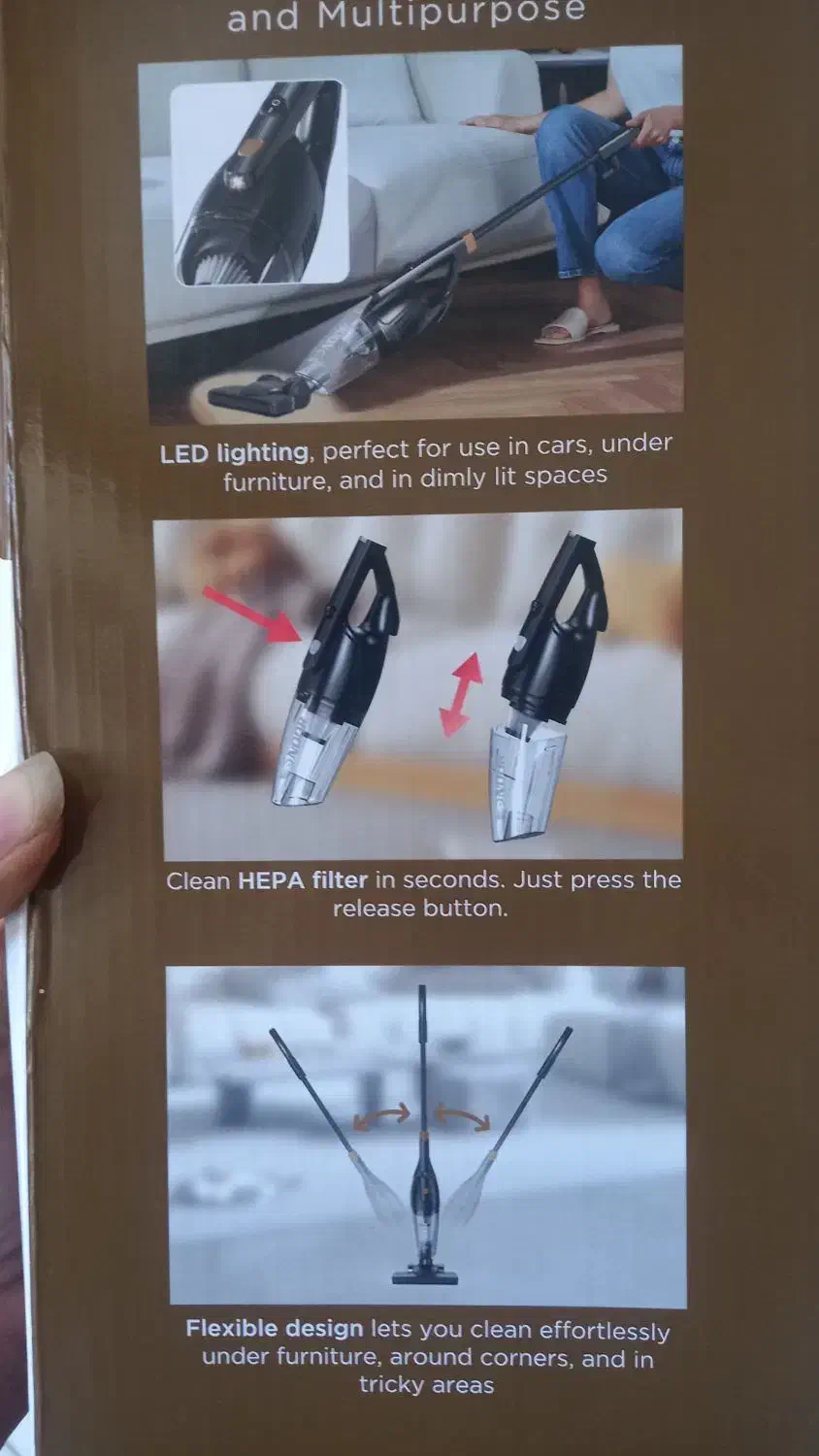 جارو پرتابل نور|جاروبرقی، جارو شارژی، بخارشو|قائن, |دیوار