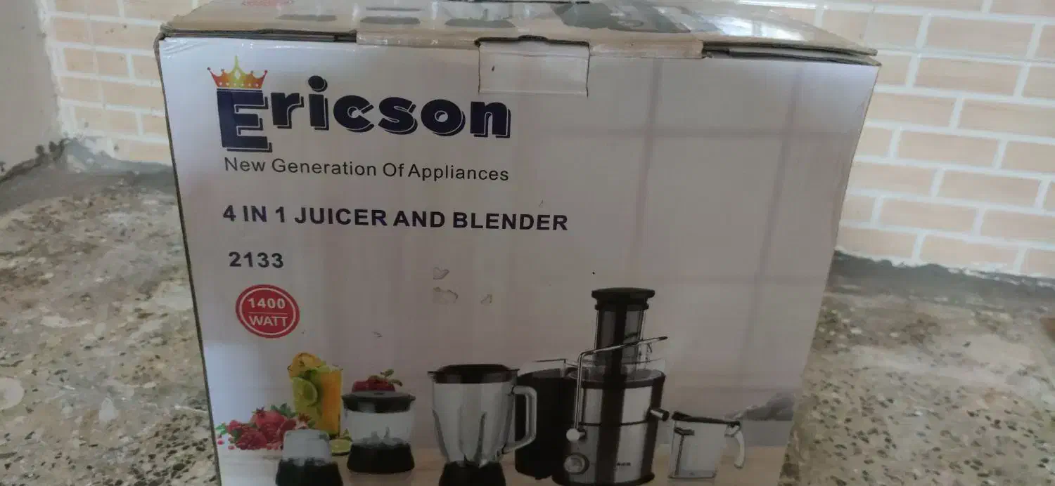 آبمیوه گیر چرخ گوشت آسیاب مخلوط کن ۴ کاره|خردکن، آسیاب، غذاساز|امیدیه, |دیوار