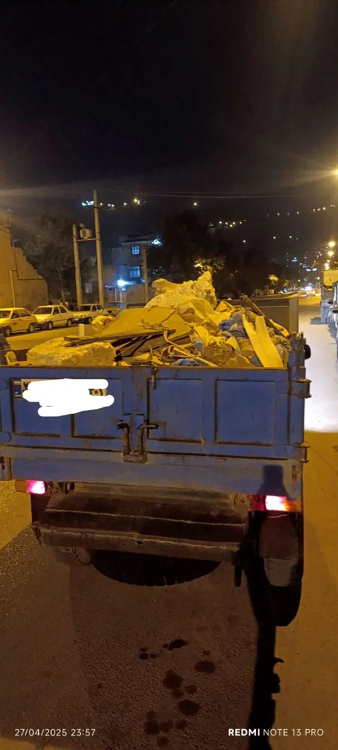 خاک برداری ساختمان و نخاله تهیه ماسه شن نیسان جکی|خدمات حمل و نقل|خرم‌آباد, |دیوار