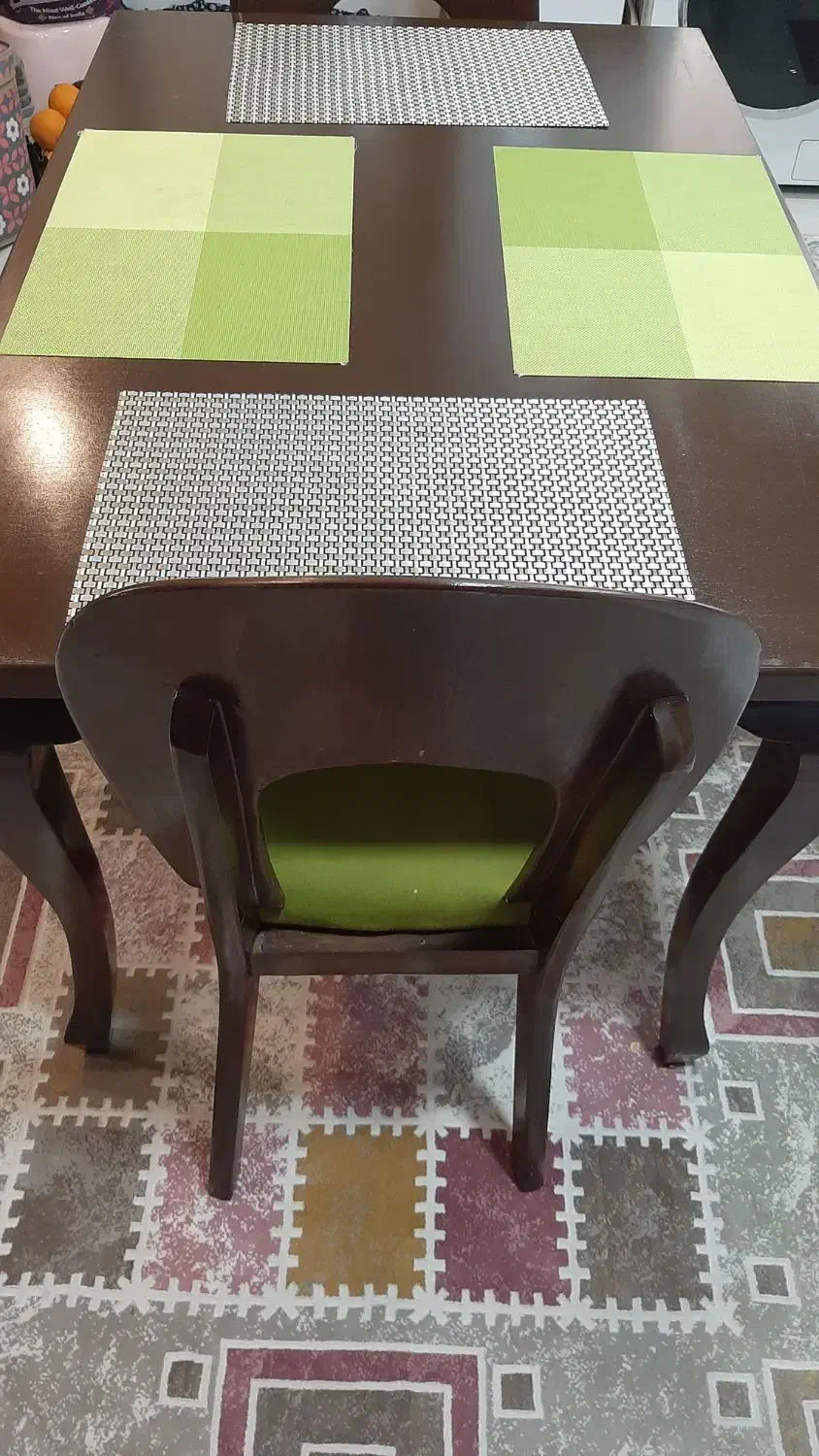 میز ناهار خوری|میز و صندلی غذاخوری|دوگنبدان, |دیوار