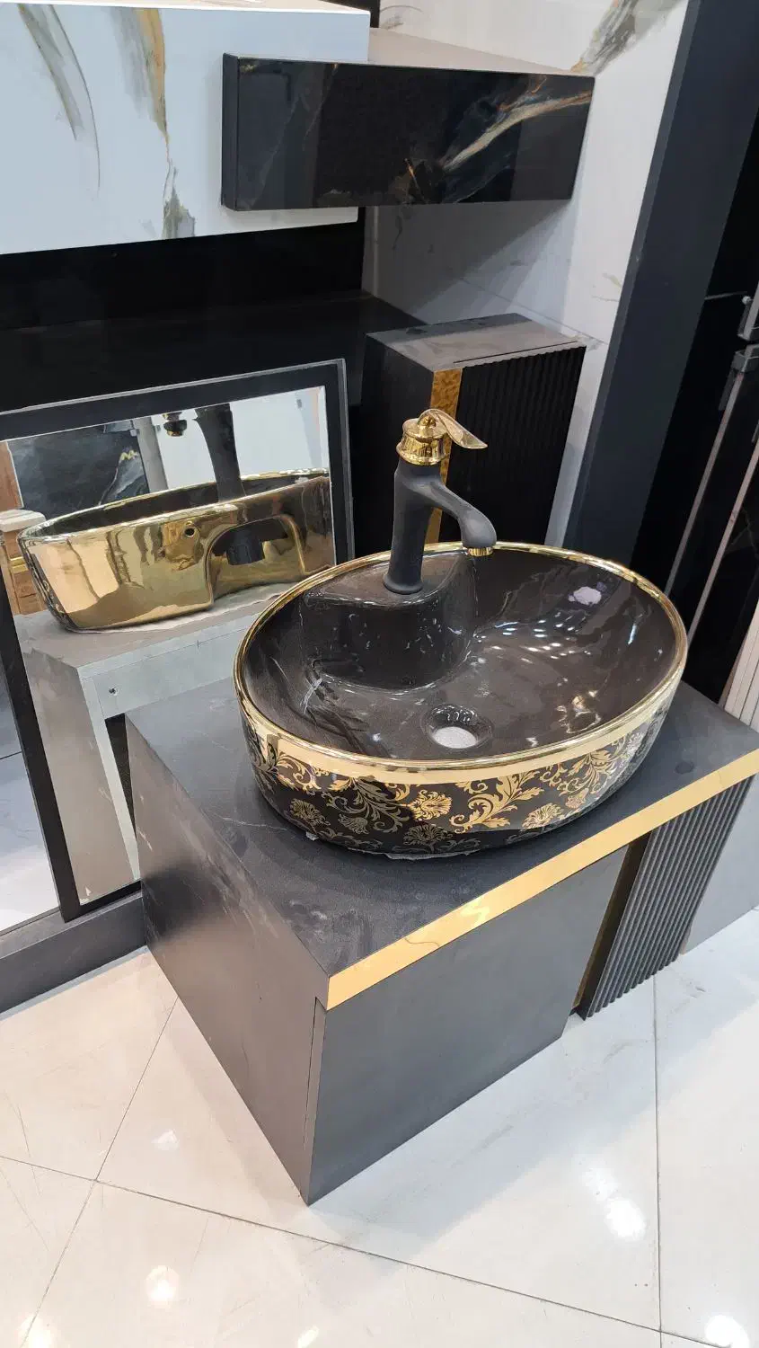 روشویی مشکی|لوازم سرویس بهداشتی|رباطکریم, رباطکریم|دیوار