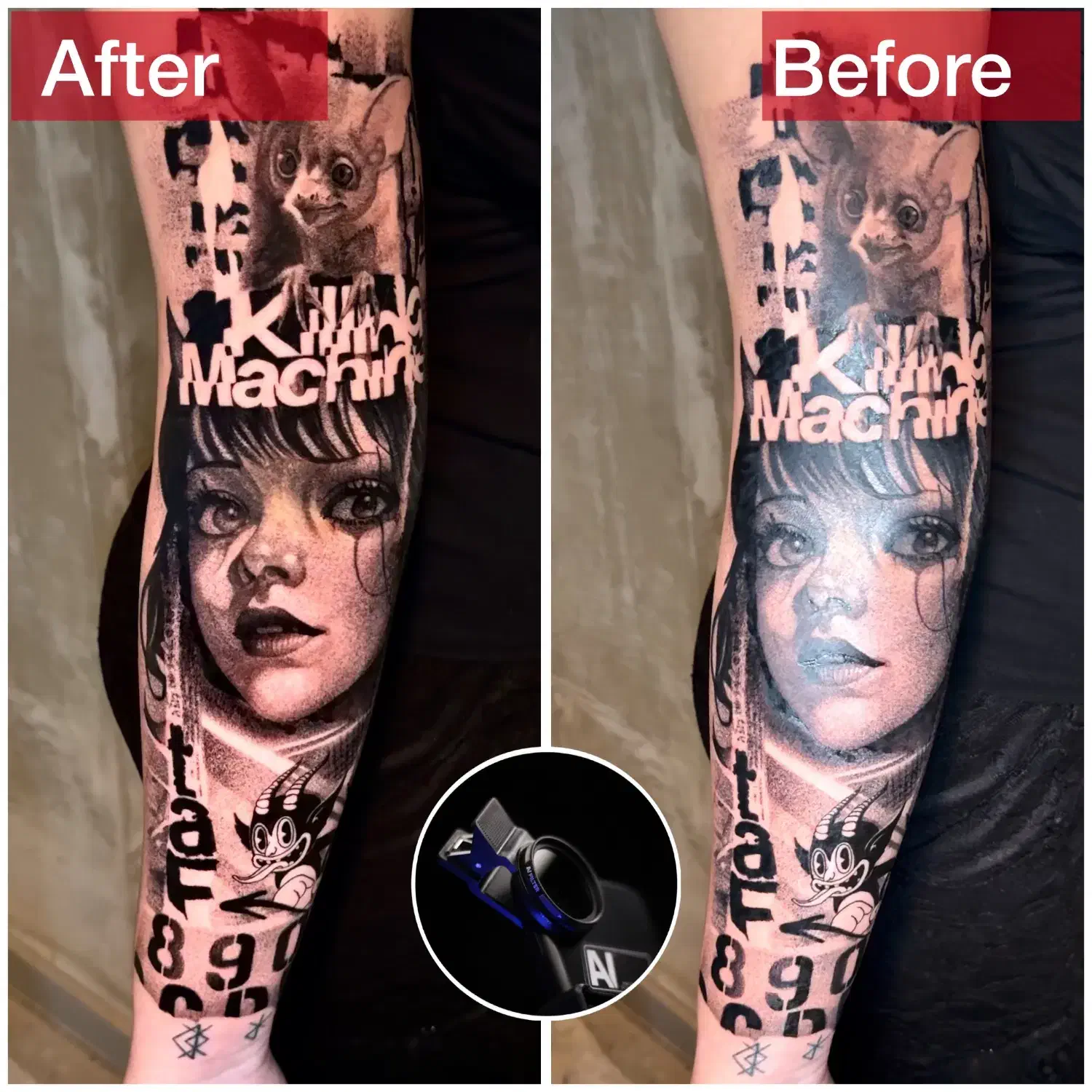 کیت لنز مخصوص عکاسی از تتو AV ایتالیایی|دوربین عکاسی و فیلم‌برداری|تهران, فردوسی|دیوار