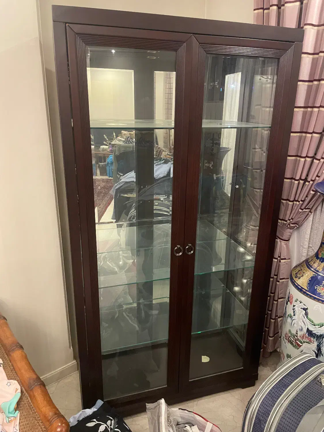 دو عدد بوفه چوب گردو|بوفه، ویترین، کنسول|تهران, قلهک|دیوار