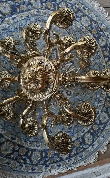 لوستر برنج|لوستر و چراغ آویز|رشت, علی آباد|دیوار