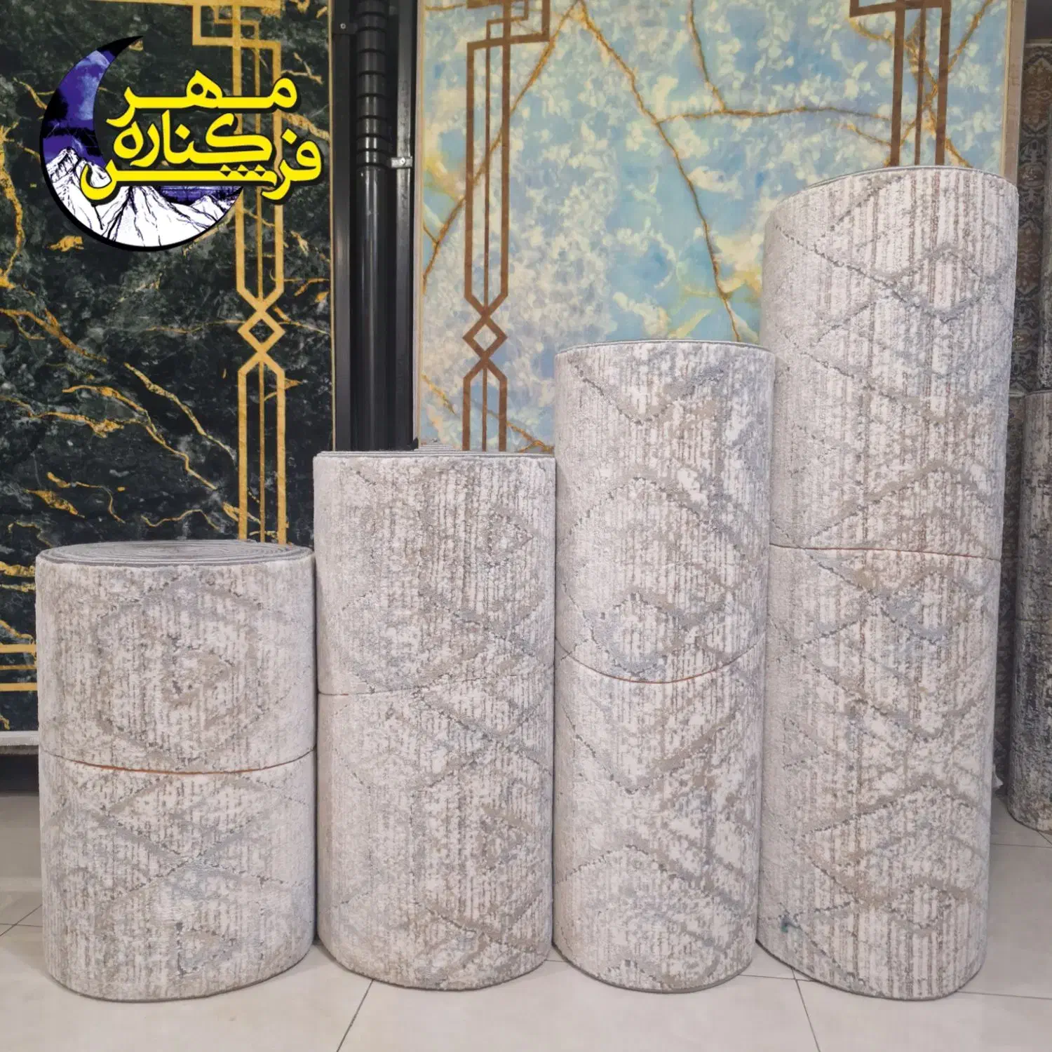 فرش‌کناره‌مهر - فریز لوزی|فرش|شهریار, شهریار|دیوار