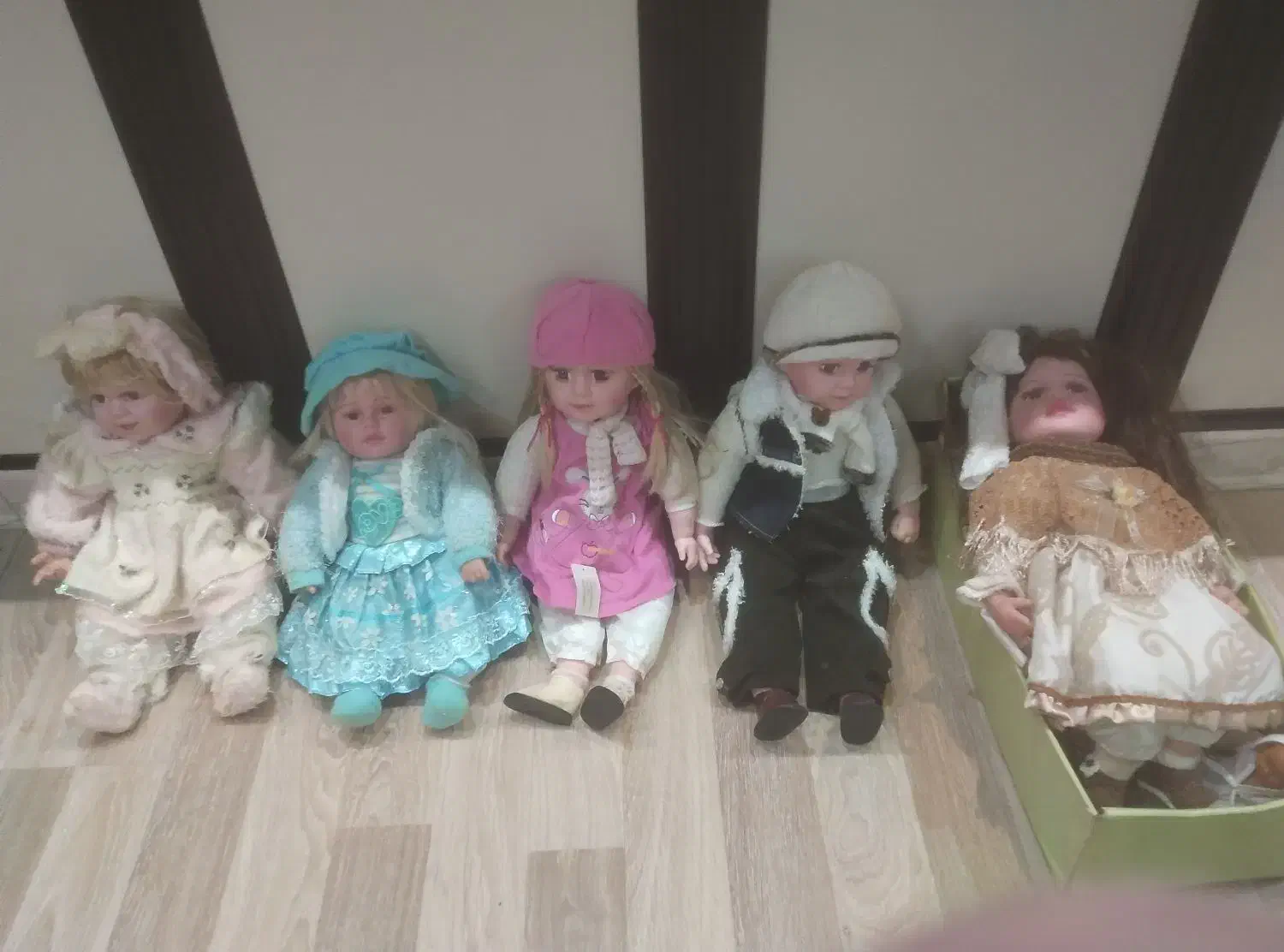 پنج عدد عروسک در حد نو|اسباببازی|میاندوآب, |دیوار