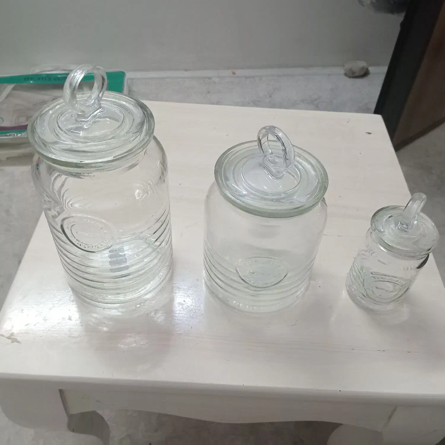 شیشه های حبوبات|ظروف نگهدارنده، پلاستیکی، یک‌بارمصرف|قم, انصار‌الحسین|دیوار