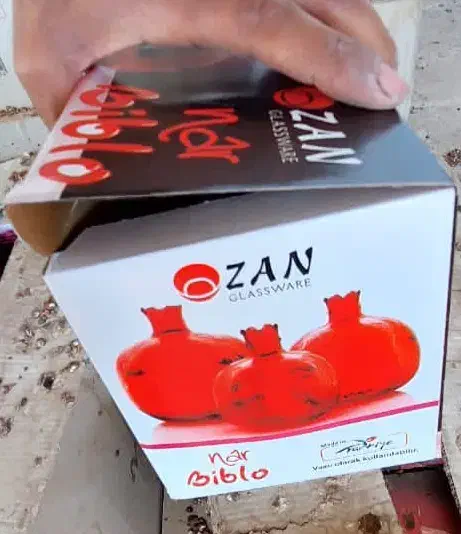 انار بلور تزئینی یلدا|صنایع دستی و سایر لوازم تزئینی|آفتاب, |دیوار