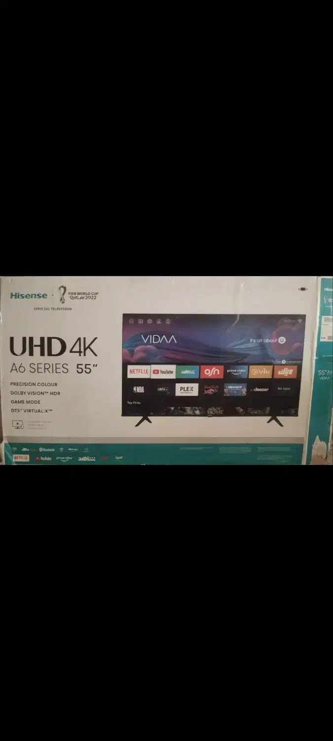 تلویزیون هایسنس55هوشمند|تلویزیون و پروژکتور|برازجان, |دیوار