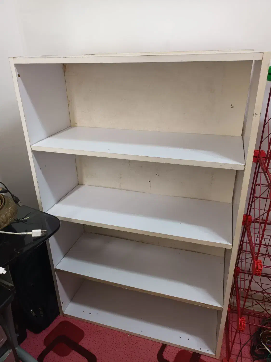 کتابخانه MDF و قفسه توری فلزی|کتابخانه، شلف، قفسههای دیواری|رشت, پاره بیجار|دیوار