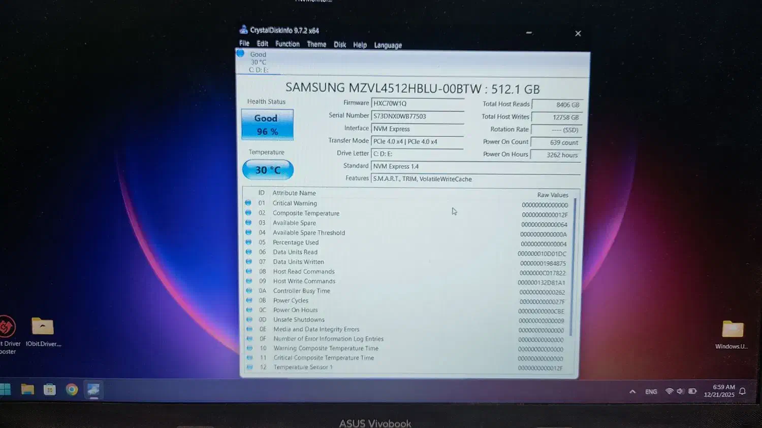 لپ تاپ Vivobook / i5 12500h / ram 24|رایانه همراه|مشهد, سراب|دیوار