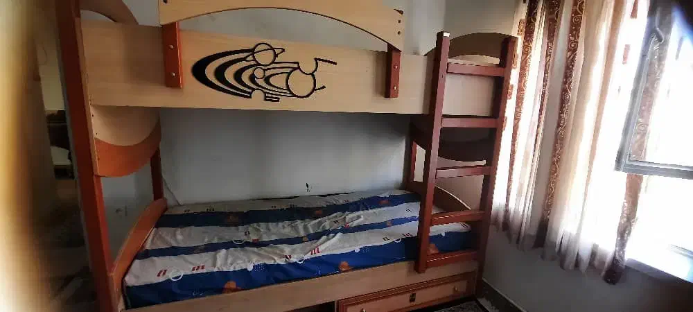 تختخواب دوطبقه نوجوان ....کشو دار|تخت و سرویس خواب|تهران, شهرآرا|دیوار