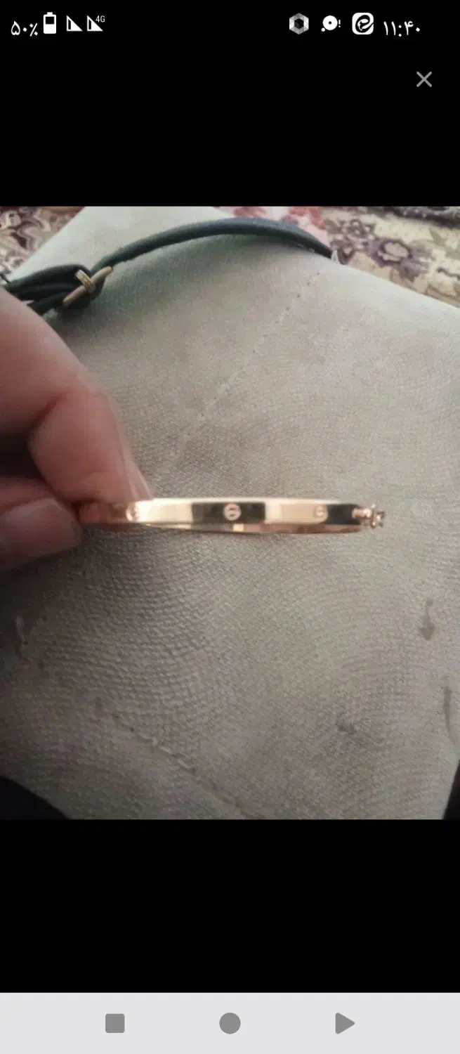 دستبند 6گرم دقیق با 3درصد سایز 1ب سایز ۳هم میشه|جواهرات|قیدار, |دیوار