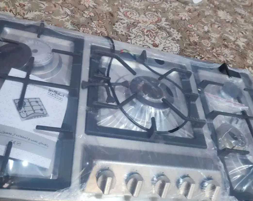 گاز صفحه ای استیل البرز نو|اجاق گاز و لوازم برقی پخت‌وپز|کازرون, |دیوار