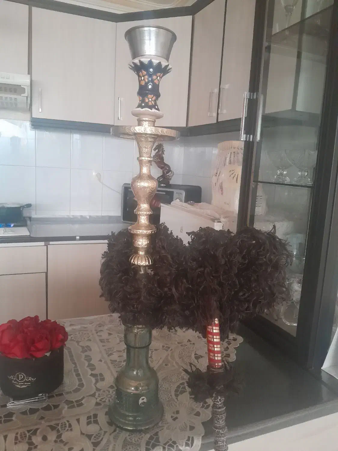 قلیان برنجی|زیورآلات و اکسسوری|تبریز, |دیوار